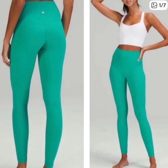 lululemon athletica Pants - 2376 Lululemon Align High-Rise Pant 25" Maldives Green 4